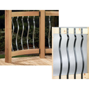 Deckorators 32-1/4 In. Bronze Aluminum Baroque Baluster (5-Pack)