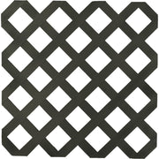 Dimensions 4 Ft. W x 8 Ft. L x 1/8 In. Thick Black Vinyl Lattice Panel
