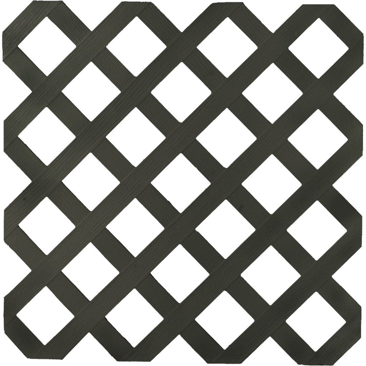Dimensions 4 Ft. W x 8 Ft. L x 1/8 In. Thick Black Vinyl Lattice Panel