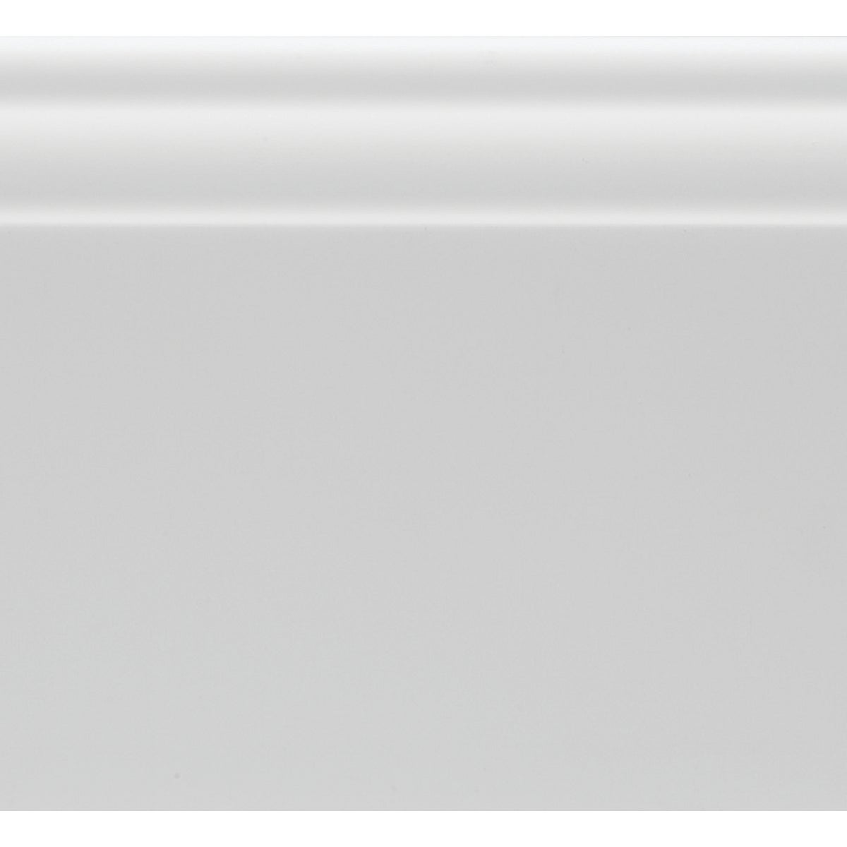 Royal 9/16 In. W. x 3-1/4 In. H. x 8 Ft. L. White PVC Colonial Base Mo ...