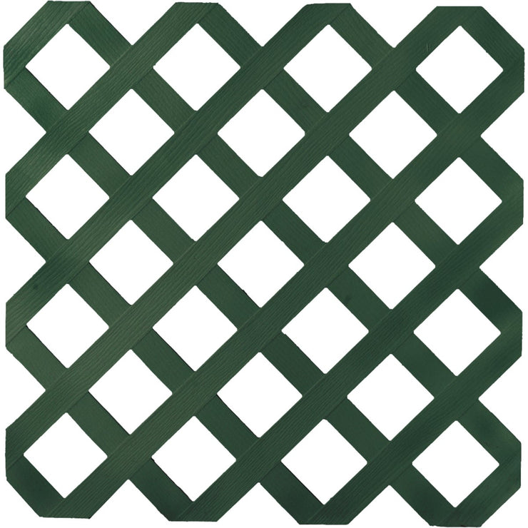 Dimensions 4 Ft. W x 8 Ft. L x 1/8 In. Thick Dark Green Vinyl Lattice Panel