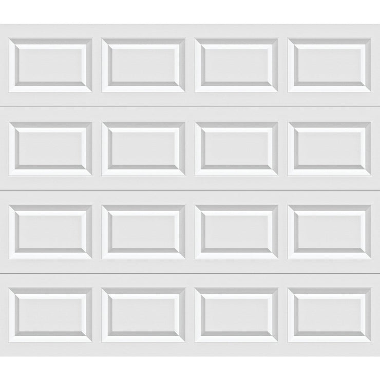 Holmes Bronze Series 9 Ft. W x 7 Ft. H White Steel Garage Door w/EZ-Set Torsion Spring