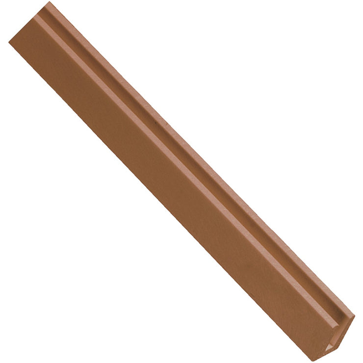 Dimensions 1-3/16 In W x 95-1/2 In L x 3/4 In D Redwood Vinyl Lattice U-Cap
