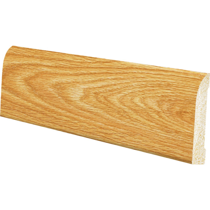 Inteplast Building Products 7/16 In. W. x 3-3/16 In. H. x 8 Ft. L. Majestic Oak Polystyrene Ranch Base Molding