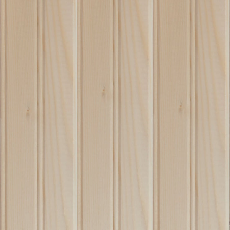 Global Product Sourcing 3-1/2 In. W. x 8 Ft. L. x 5/16 In. Thick Knotty Pine Reversible Profile Wall Plank (6-Pack)