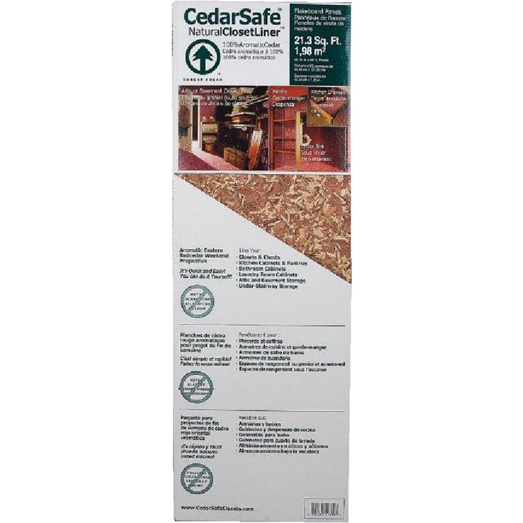 CedarSafe 30 in. W Aromatic Cedar Shelf Liner (2-Pack) 3012 - The Home Depot