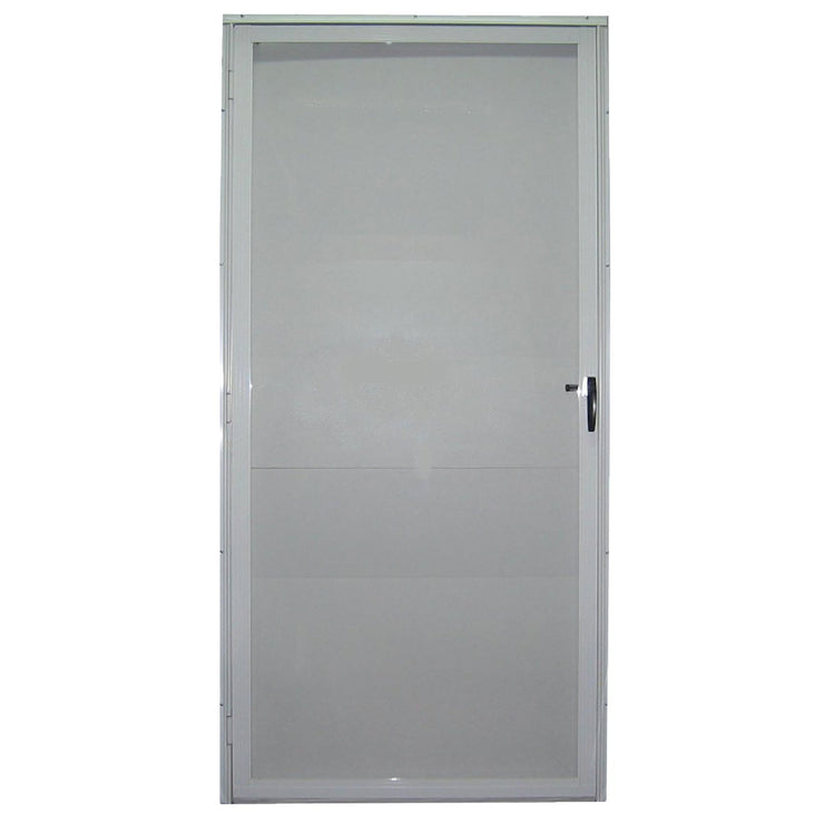 Croft Imperial Style 36 In. W x 80 In. H x 1-7/8 In. Thick White Full View Aluminum Storm Door