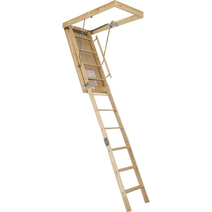 Louisville Ladder Attic Ladder, Aluminum, 31 x 54 In. Opening