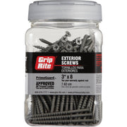 Grip-Rite PrimeGuard Standard #8 x 3 In. Phillips Gray Wood Deck Screw (300 Ct. Jar)