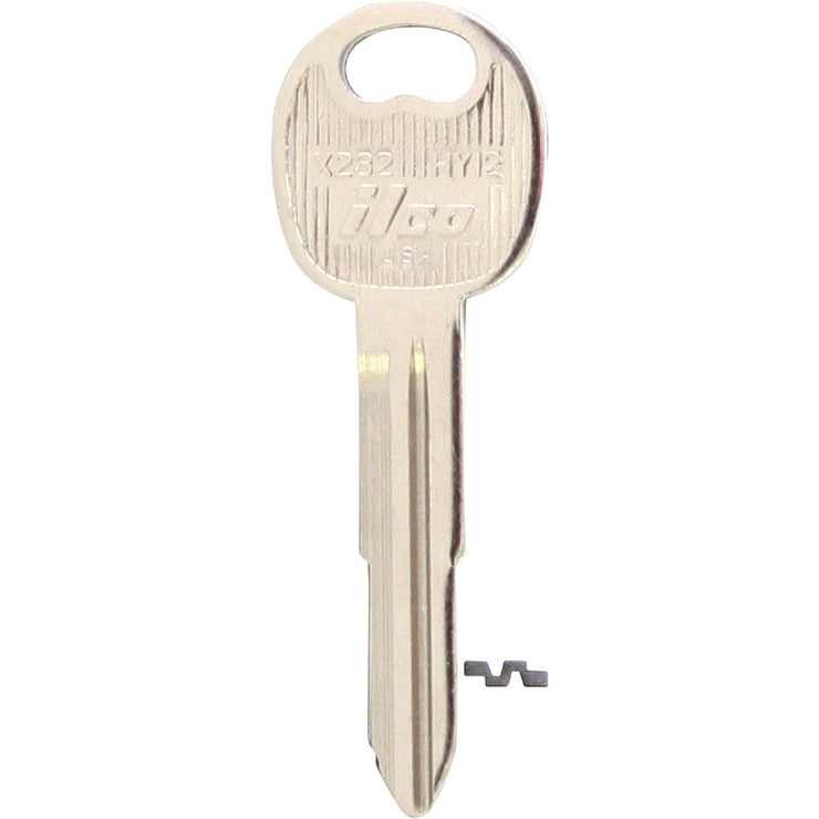 ILCO Hyundai Nickel Plated Automotive Key, HY12 (10-Pack)