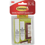 3M Command Assorted Picture Hanging Strips Value Pack