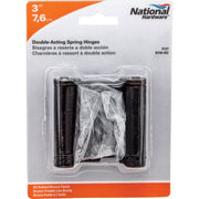 National 3 In. Oil Rubbed Bronze Double-Acting Spring Door Hinge