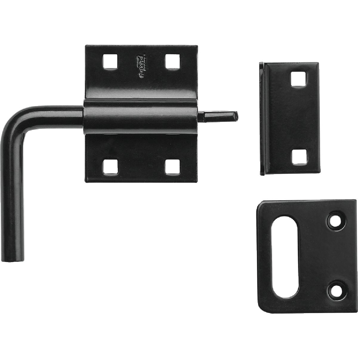 National Black Slide Bolt Latch Hemlock Hardware