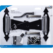 National Gate Hinge and Latch Hardware Kit, Black