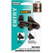 Defender Security Bronze Swing Bar Door Guard with Lock