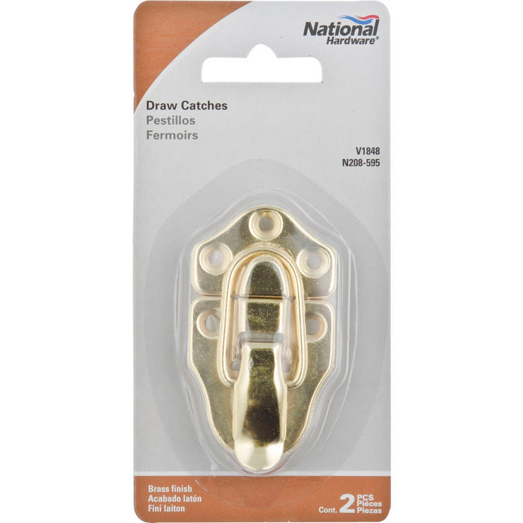 Draw Chamch National Catalog V1848 Miniature Brass Draw Catch (2-Count) – Hemlock ...