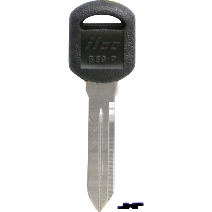 ILCO GM Nickel Plated Automotive Key, B89-P (5-Pack)