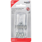 National 3-1/4 In. Zinc Swivel Safety Hasp