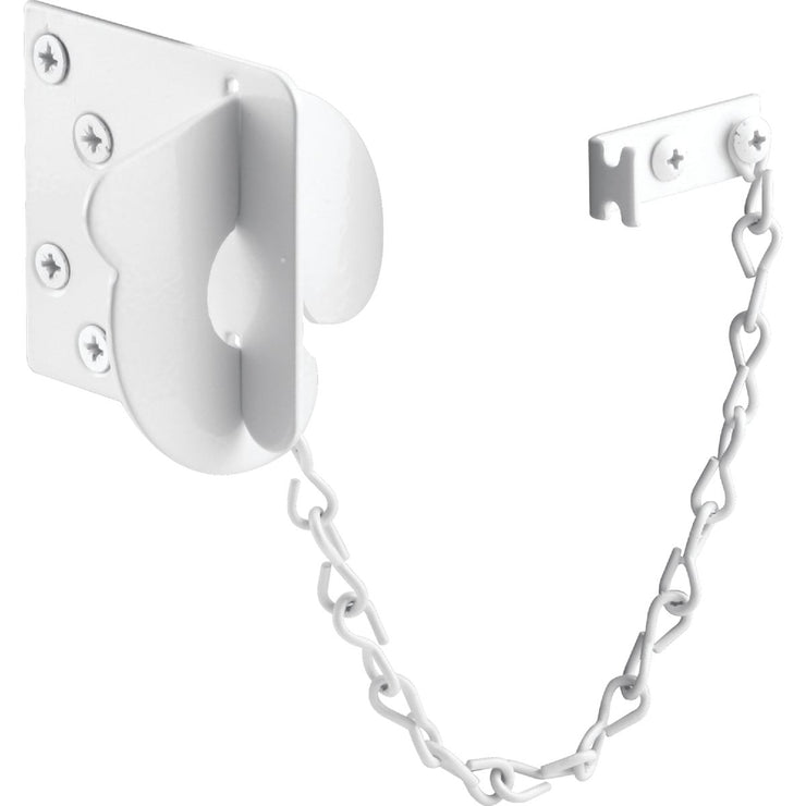 Defender Security White Texas Security Bolt Ring Chain Door Lock