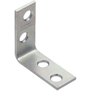 National Catalog V115 1-1/2 In. x 5/8 In. Zinc Steel Corner Brace (4-Count)