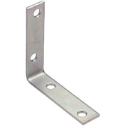 National Catalog V115 3 In. x 3/4 In. Zinc Steel Corner Brace (4-Count)
