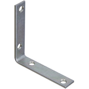 National Catalog V115 3-1/2 In. x 3/4 In. Zinc Steel Corner Brace (4-Count)