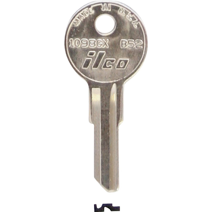 ILCO GM Nickel Plated Automotive Key, B52 (10-Pack)
