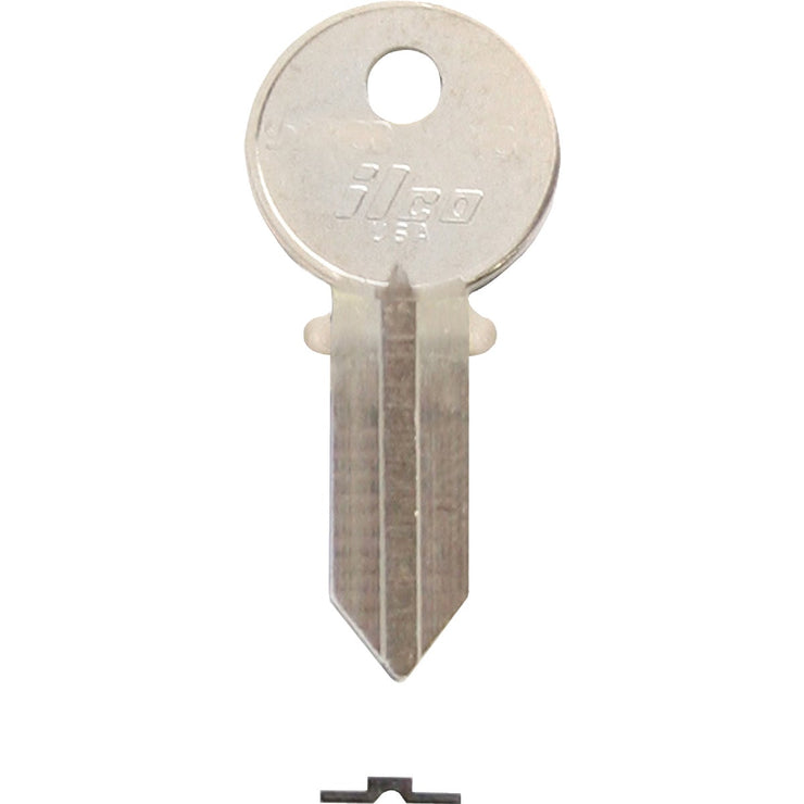 ILCO American Nickel Plated House Key, AM1 (10-Pack)
