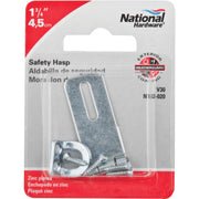National 1-3/4 In. Zinc Non-Swivel Safety Hasp