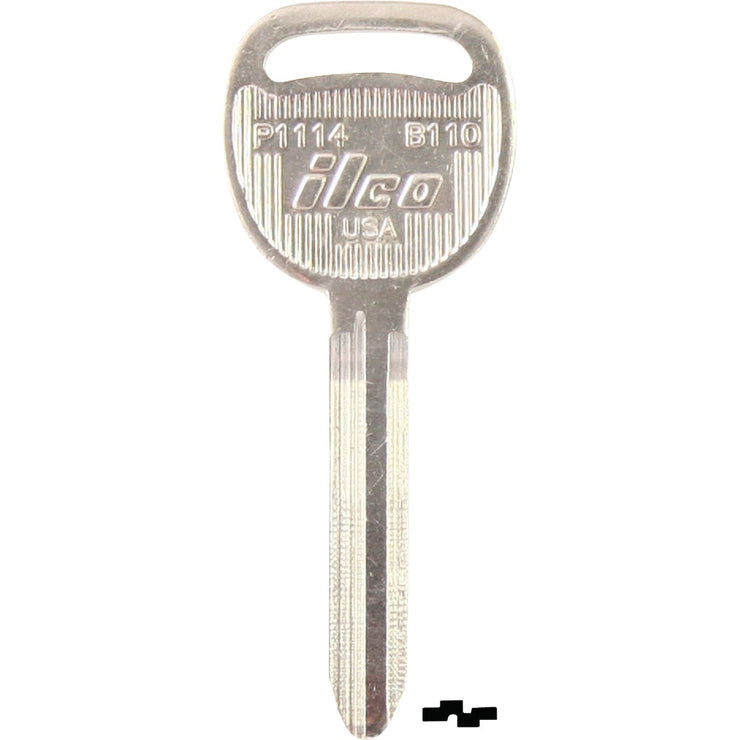 ILCO GM Nickel Plated Automotive Key, B110 (10-Pack)