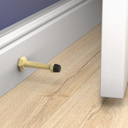 National Hardware 3 In. Brushed Gold Powell Door Stop