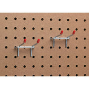 2 In. Double Arm Safety Tip Straight Pegboard Hook (2-Count)