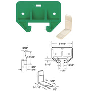 Prime-Line Nylon Green Track Guide for 5/16 In. x 1-1/8 In. Track (2-Count)