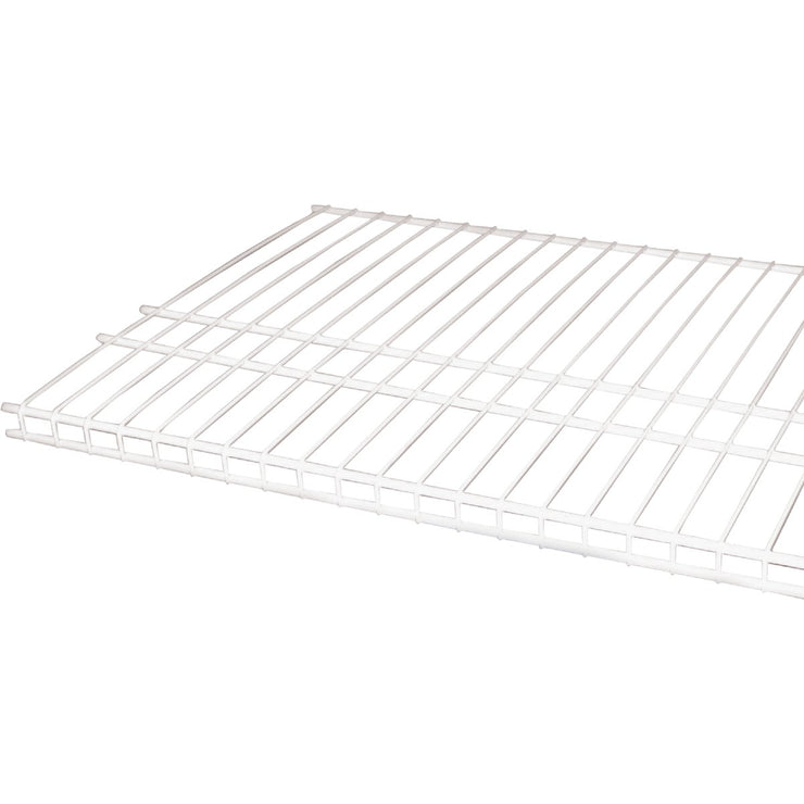 ClosetMaid SuperSlide 6 Ft. W. X 16 In. D. Ventilated Closet Shelf, Wh ...