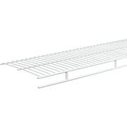 ClosetMaid 4 Ft. W. x 12 In. D. Ventilated Wire Shelf & Rod, White