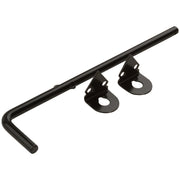 National 12 In. L. x 1/2 In. Dia. Black Steel Cane Bolt