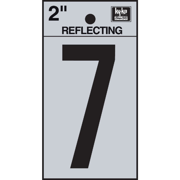 Hy-Ko Vinyl 2 In. Reflective Adhesive Number Seven
