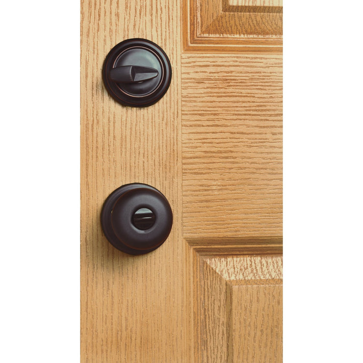 Kwikset Signature Series Venetian Bronze Deadbolt and Door Knob Combo