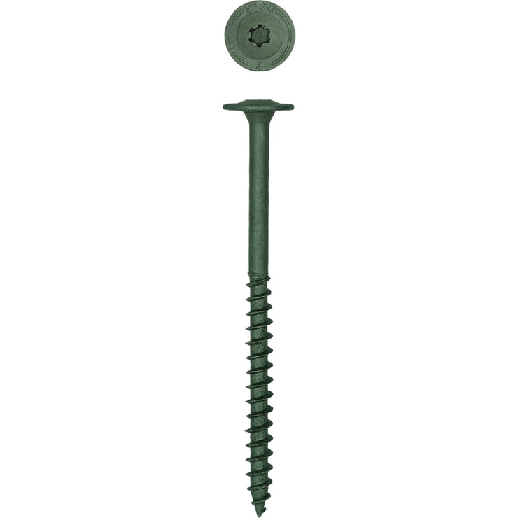 Spax PowerLags 1/4 In. x 4 In. Washer Head Exterior Structure Screw (12 Ct.)
