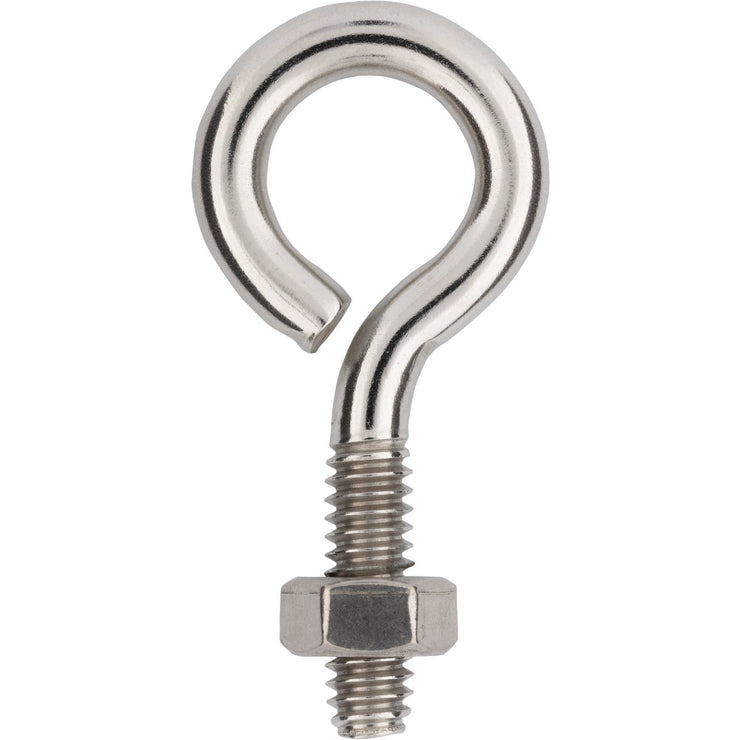 National Hardware 1/4 In. x 2 In. Storm Shine Eye Bolt W/Nut