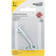 National Steel 2-1/2 In. Safety Gate Hook & Eye Bolt