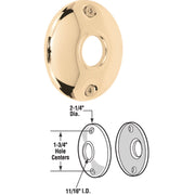 Defender Security 2-1/4 In. Replacement Door Knob Rose