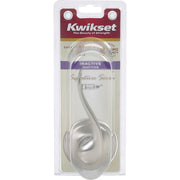 Kwikset Signature Series Satin Nickel Right-Hand Tustin Dummy Door Lever