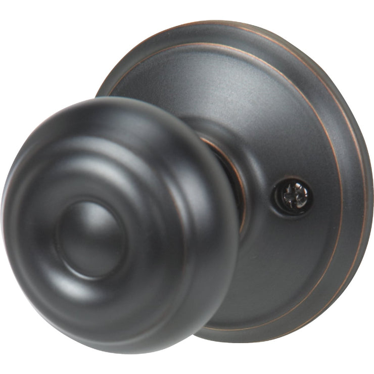 Schlage Aged Bronze Georgian Dummy Door Knob