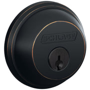 Schlage Aged Bronze Single Cylinder Deadbolt