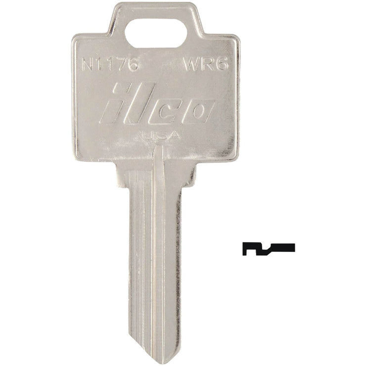 ILCO WR6 Weiser Cylinder Key Blank (10-Pack)