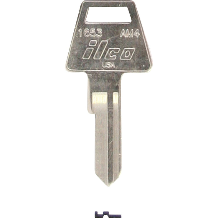 ILCO American Nickel Plated House Key, AM4 (10-Pack)