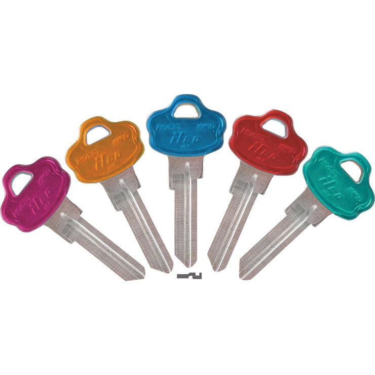 ILCO Kwikset Assorted Design Decorative House Key, KW10PC (5-Pack)