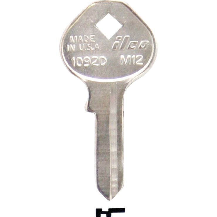 ILCO Master Nickel Plated Padlock Key, M12 (10-Pack)