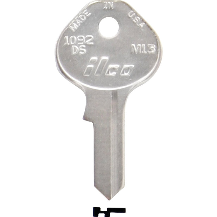 ILCO Master Nickel Plated Padlock Key, M13 (10-Pack)